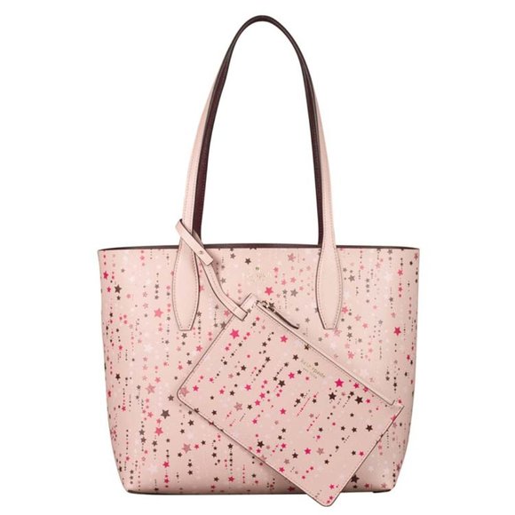 Kate Spade Small Twinkle Reversible Tote with Wristlet in Pink - Picture 1 of 3